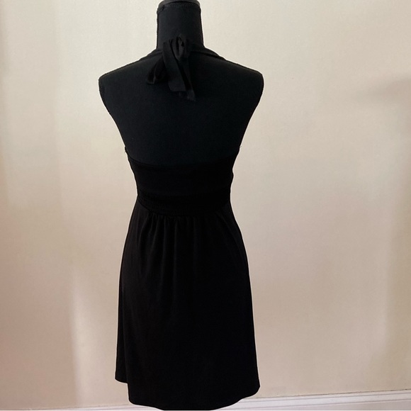 Back Party dress with Sequin and bead detailing around halter neck Juniors Small - Picture 2 of 2